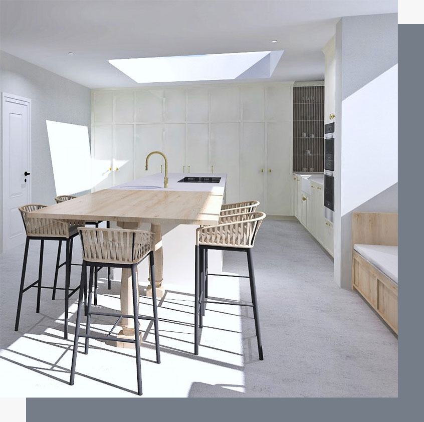 Kitchen design render